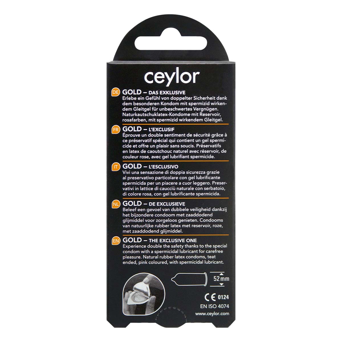 ceylor 黄金双重保护 6 片装 乳胶安全套-p_3