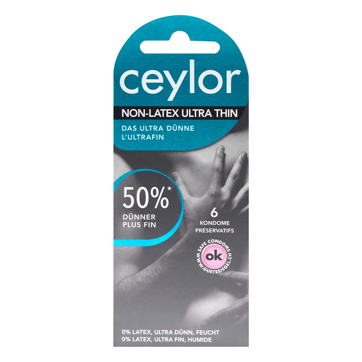 ceylor Ultra Thin 0.02 58mm 6's Pack PU Condom-p_2