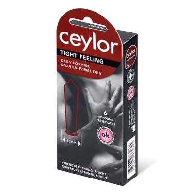 ceylor Tight Feeling 45mm 6's Pack Latex Condom-thumb