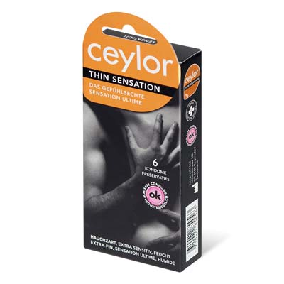 Ceylor Thin Sensation 6's Pack Latex Condom-thumb