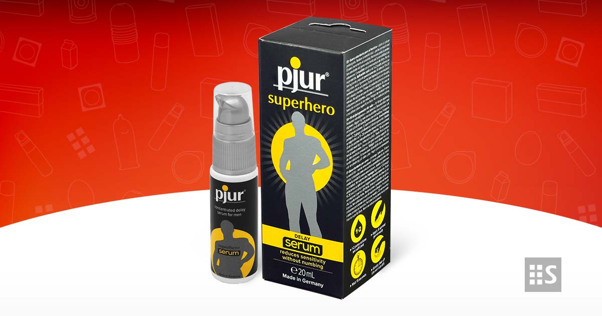 Gel Retardant Pjur Superhero Delay Serum - Pour Hommes 20 Ml - Action Prolongée (Date D'expiration: 05/2029)