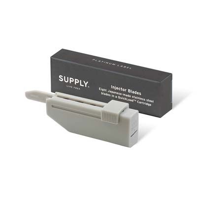 SUPPLY 單刃剃鬚刀 Platinum Label 替換刀片 8 片裝