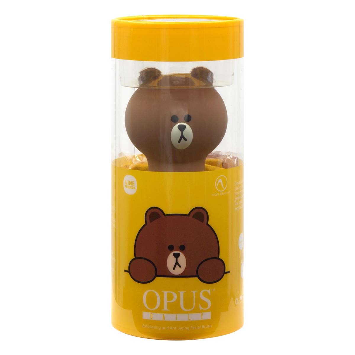 Line Friends Opus Daily Exfoliating and Anti Aging Facial Brush (Brown)-p_2