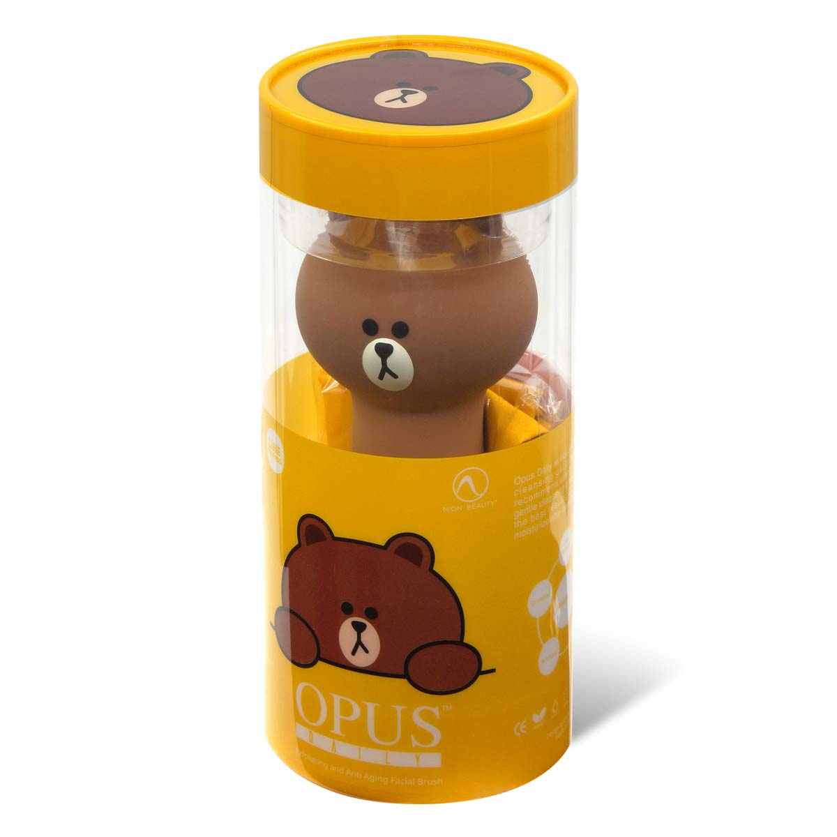 Line Friends Opus Daily Facial Massager (Brown)-p_1