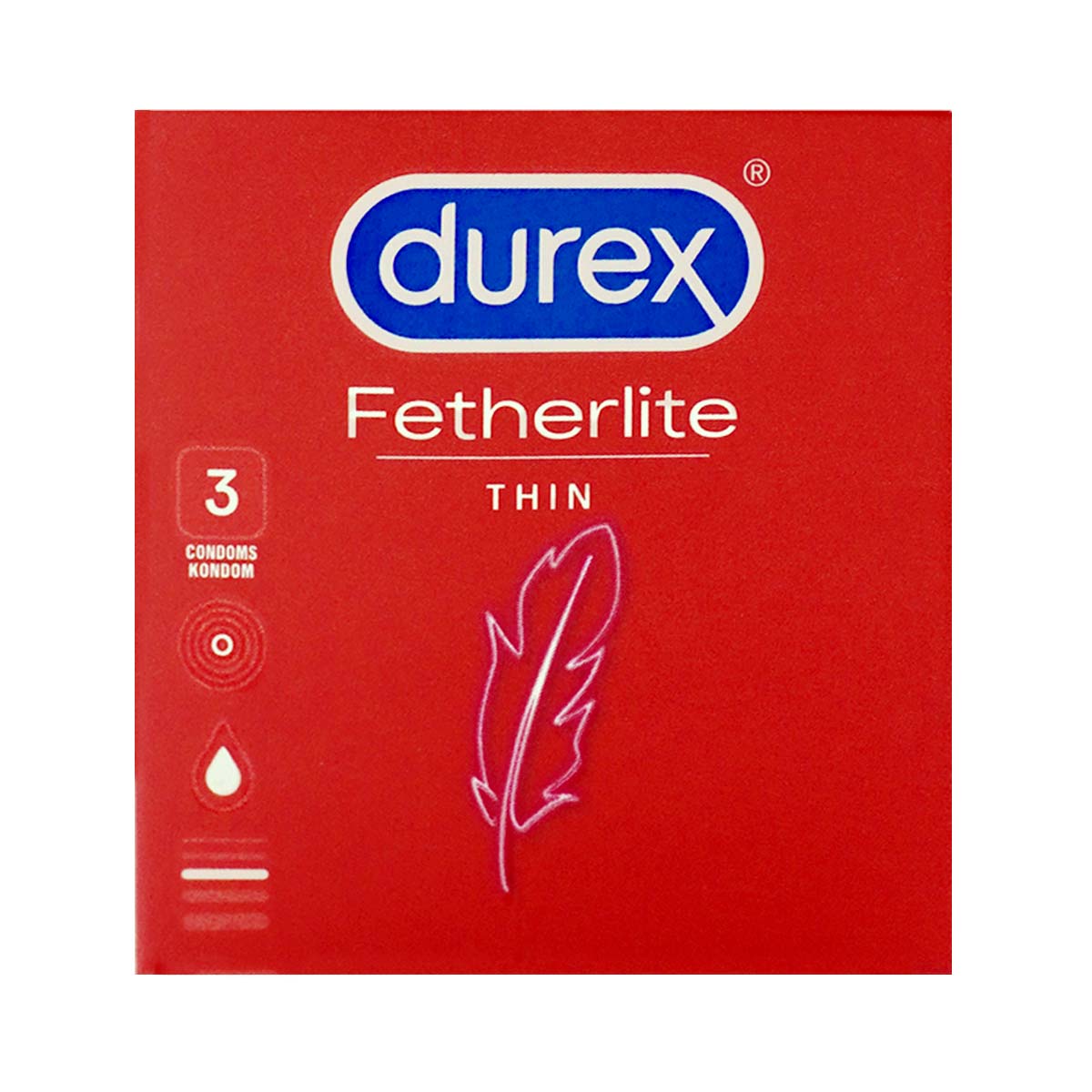 Durex Fetherlite 3's Pack Latex Condom (Parallel Import)-p_2