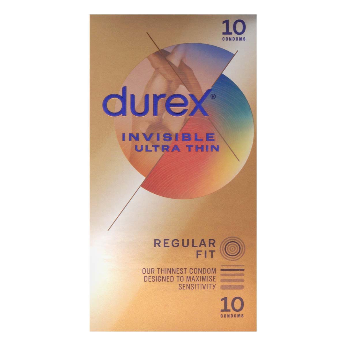 Durex Invisible Ultra Thin 10's Pack Latex Condom-p_2