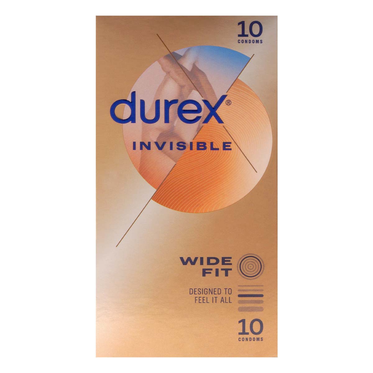 Durex Invisible Ultra Thin Larger 10's Pack Latex Condom-p_2