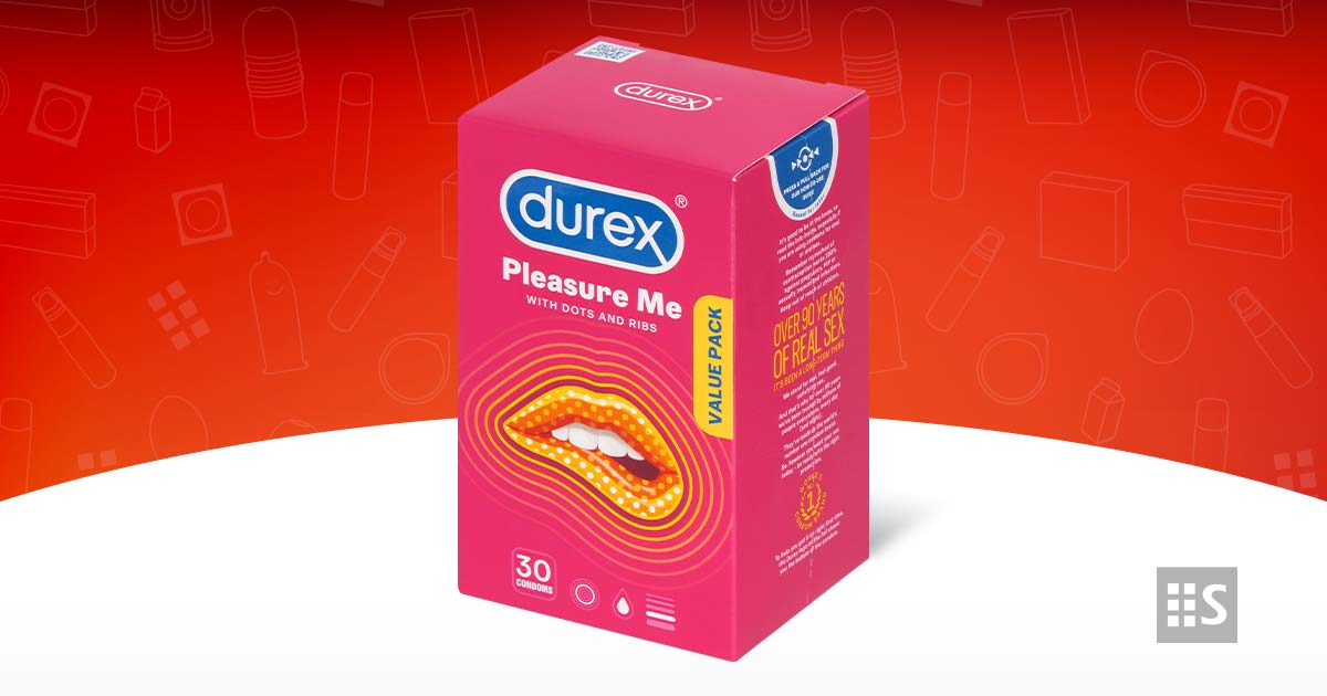 Durex Pleasure Me 30's Pack Latex Condom (Parallel Import) - Sampson Store