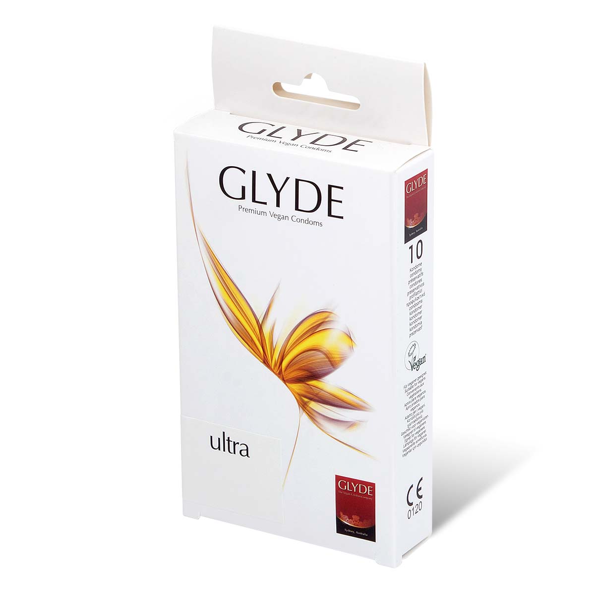 Glyde Vegan Condom Ultra 10's Pack Latex Condom-p_1