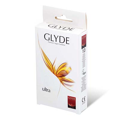 Glyde Vegan Condom Ultra 10's Pack Latex Condom-thumb