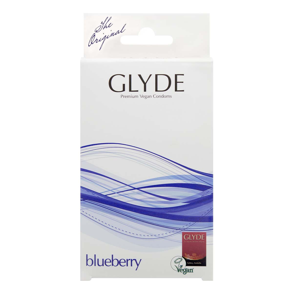 Glyde 格蕾迪 素食主义安全套 蓝莓香 10 片装 乳胶安全套-p_2