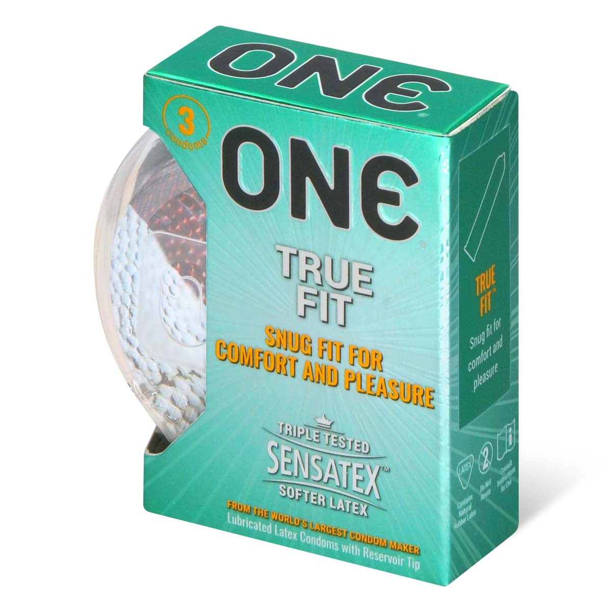 ONE True Fit 3's Pack Latex Condom-p_1