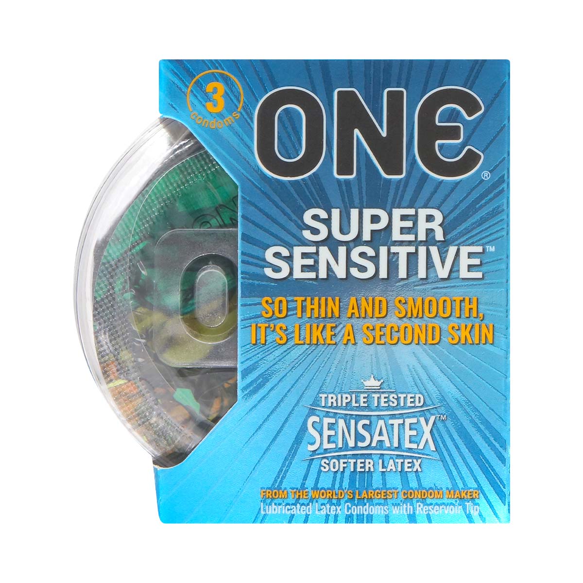 ONE Super Sensitive 3's Pack Latex Condom-p_2