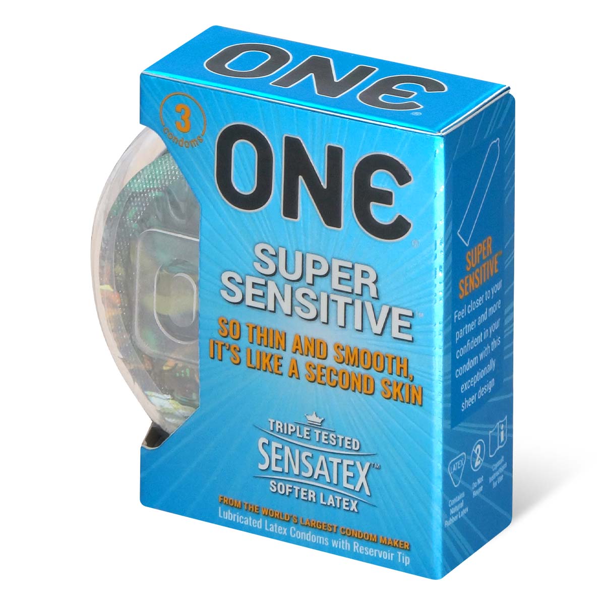 ONE Super Sensitive 3's Pack Latex Condom-p_1