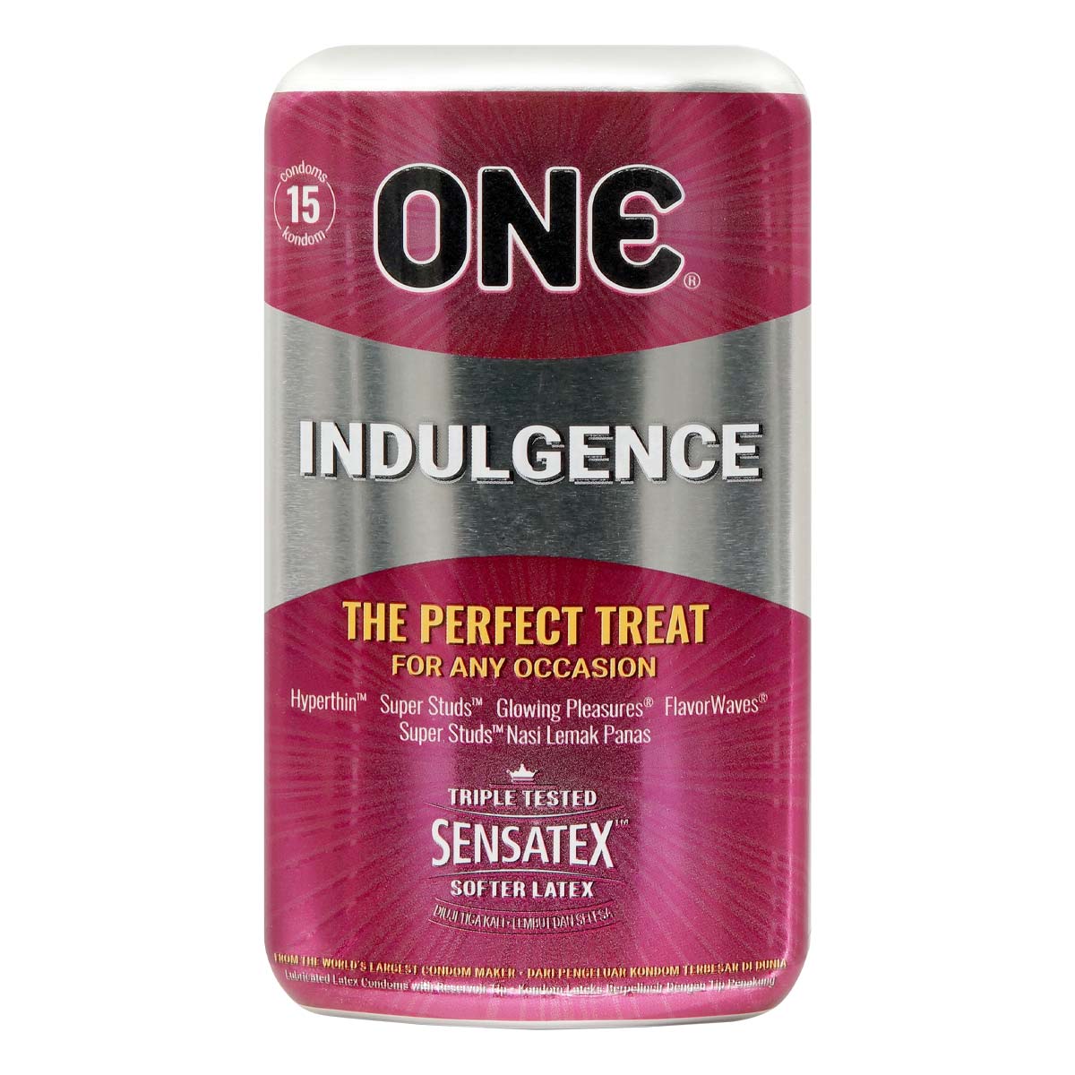 ONE Indulgence 15's Latex Condom-p_2