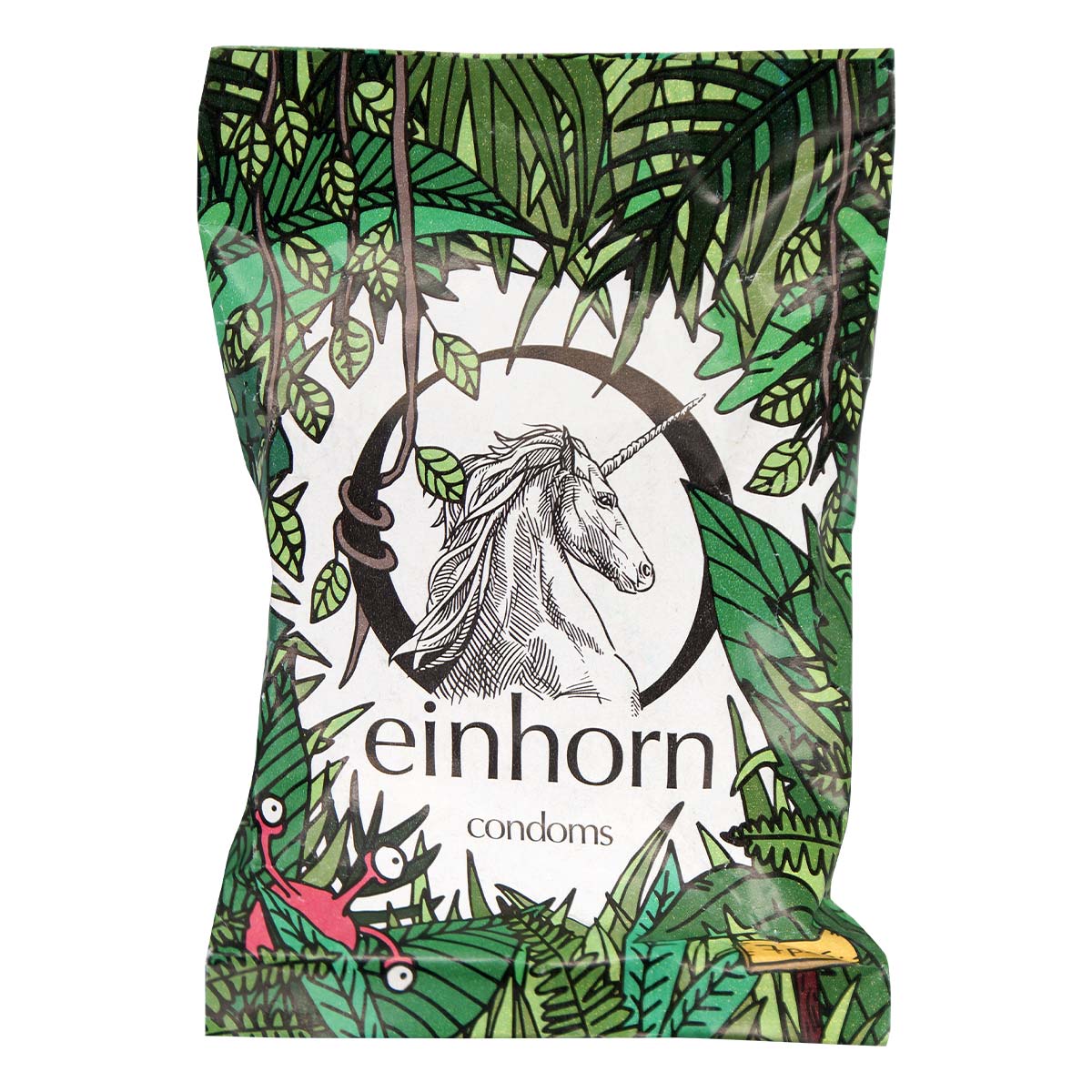 Einhorn Fiddle Jungle Vegan Condom 7's Pack Latex Condom-p_2