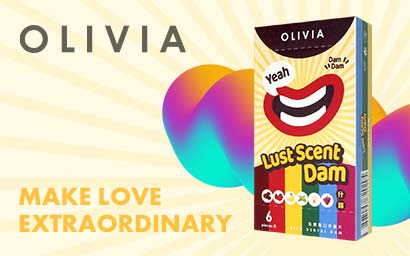 Olivia Lust Scent 6's Pack Latex Dental Dam-hot